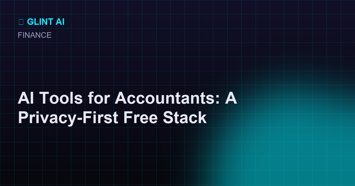 Privacy-first free AI tools for accountants: JSON formatter and PDF summarizer