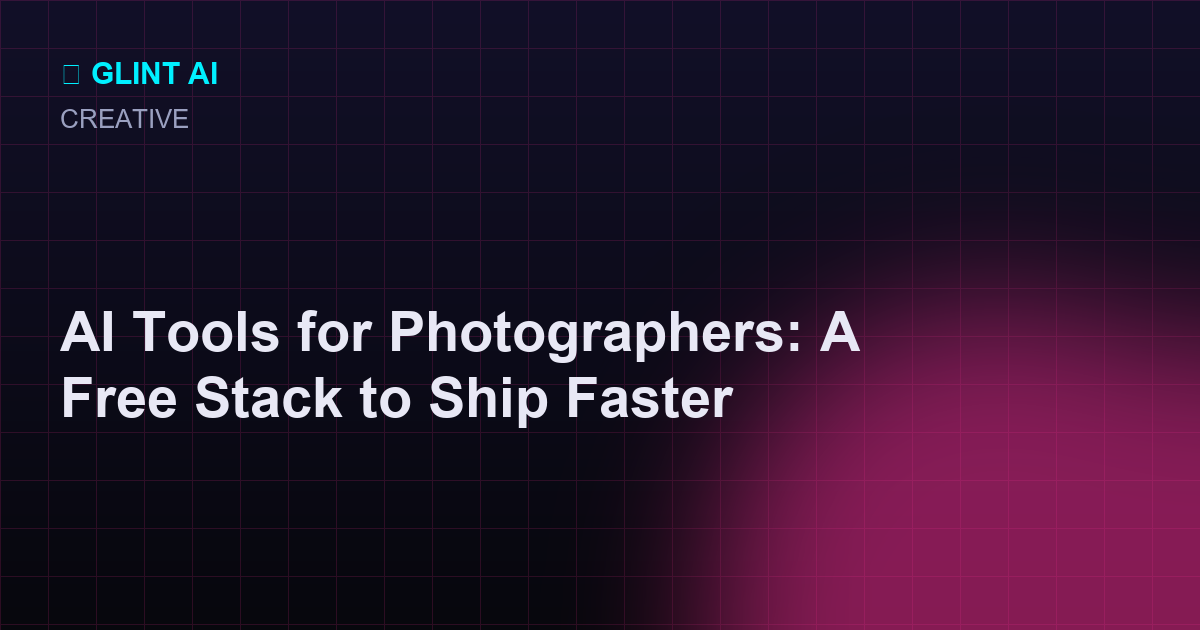 Free AI tools for photographers: background remover, hashtag generator, and caption writer