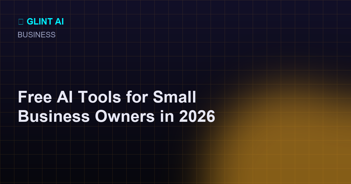 Free AI tools for small business owners across technical and marketing chores