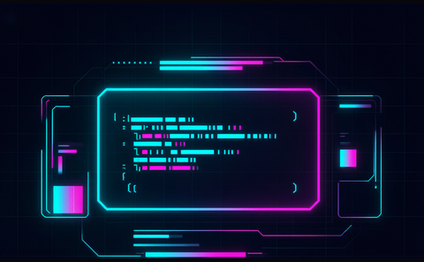Cyberpunk illustration for the prompt engineering guide