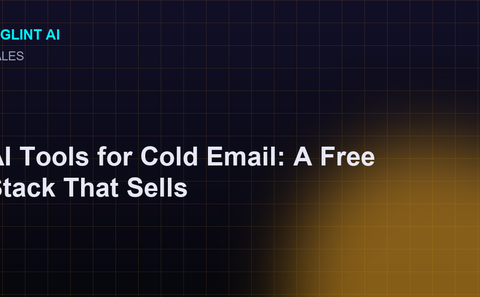 Cyberpunk illustration for the free AI tools for cold email guide