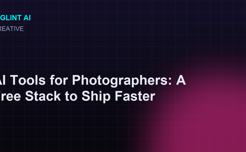 Cyberpunk illustration for the free AI tools for photographers guide