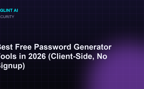 Cyberpunk illustration for the best free password generator tools guide