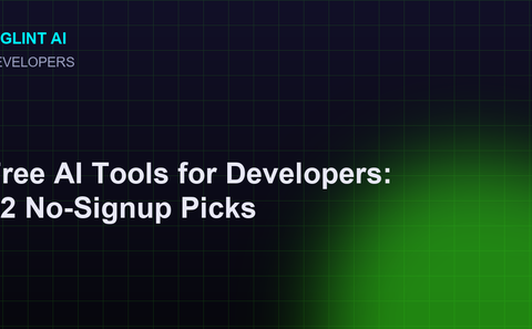 Cyberpunk illustration for the free AI tools for developers guide