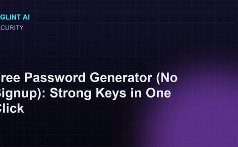 Cyberpunk illustration for the free password generator guide