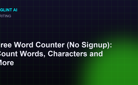 Cyberpunk illustration for the free word counter guide