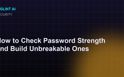 Cyberpunk illustration for the free password strength guide