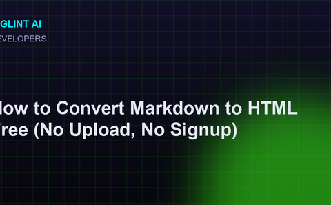 Cyberpunk illustration for the free Markdown converter guide