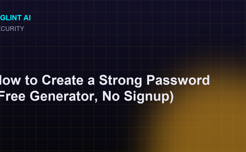 Cyberpunk illustration for the free password generator guide