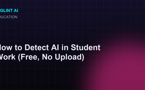 Cyberpunk illustration for the free AI detection guide