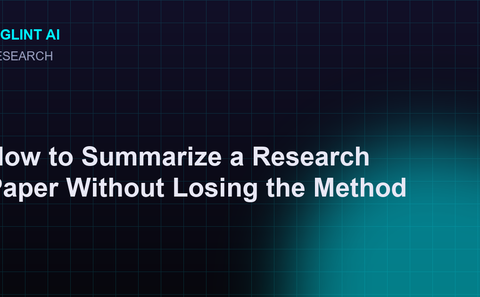 Cyberpunk illustration for the free research paper summary guide