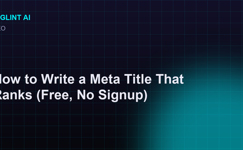 Cyberpunk illustration for the free meta title guide