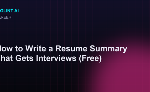 Cyberpunk illustration for the free resume summary guide