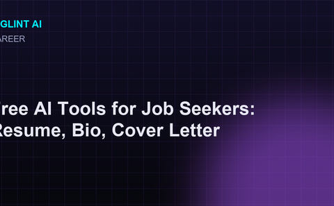 Cyberpunk illustration for the free AI tools for job seekers guide