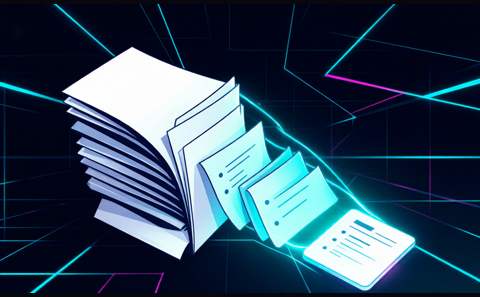 Cyberpunk illustration for the PDF summarizer guide