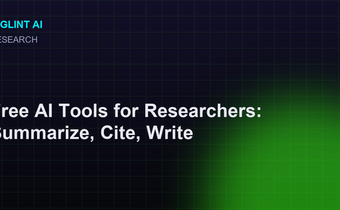 Cyberpunk illustration for the free AI tools for researchers guide