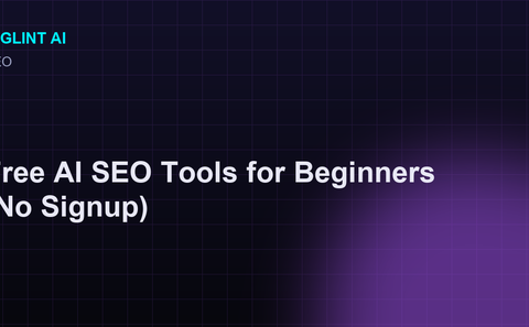 Cyberpunk illustration for the free AI SEO tools for beginners guide