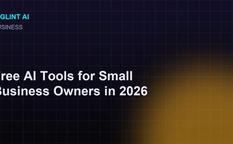 Cyberpunk illustration for the free AI tools for small business guide