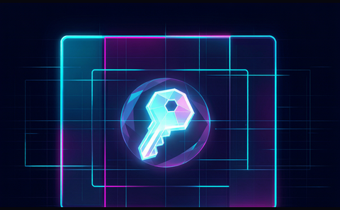 Cyberpunk illustration for the password generator guide